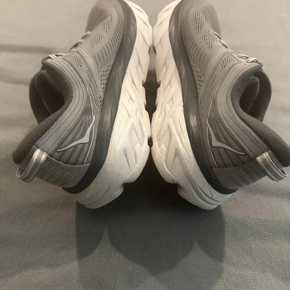 Hoka One One Bondi 7 Running Shoes Wild Dove Dark Shadow 1110518 WDDS Mens 11